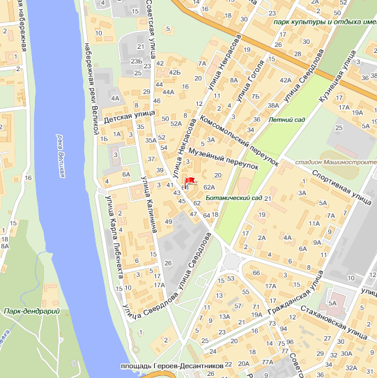ЦТО Экселент-Сервис на карте Пскова
